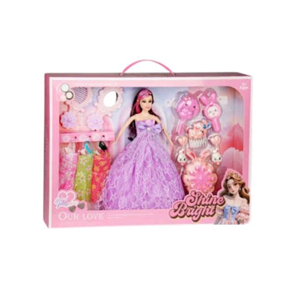 Κούκλα με αξεσουάρ ομορφιάς - 2546B - 917468