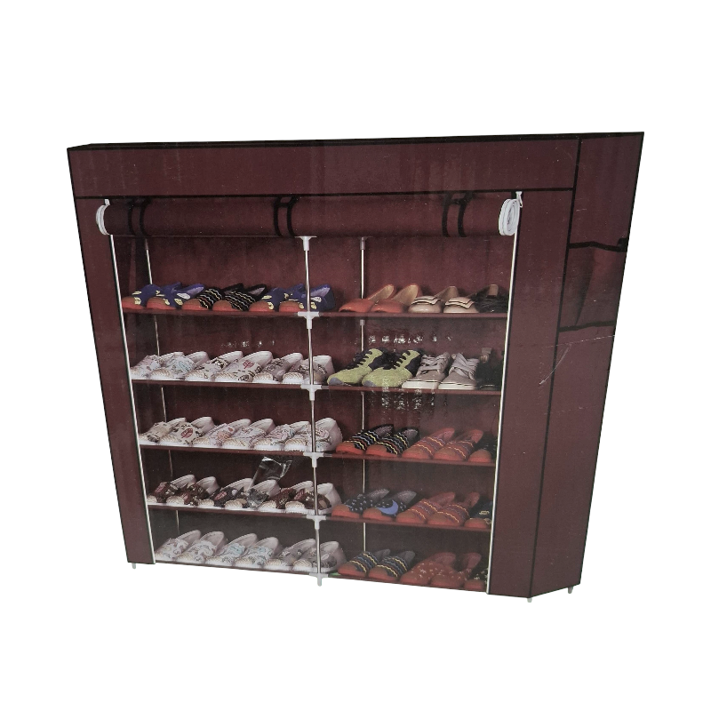 Παπουτσοθήκη υφασμάτινη 5 επιπέδων - T2712 - 521742 - Brown