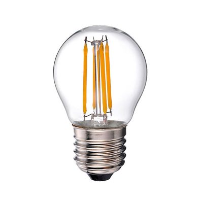 Λάμπα LED Filament φούσκα - G45 - Ε27 - 6W - 431558